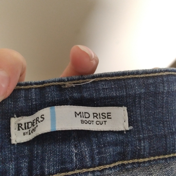 Riders by Lee Medium Wash Midrise Bootcut Jeans Size 14M - Picture 10 of 10